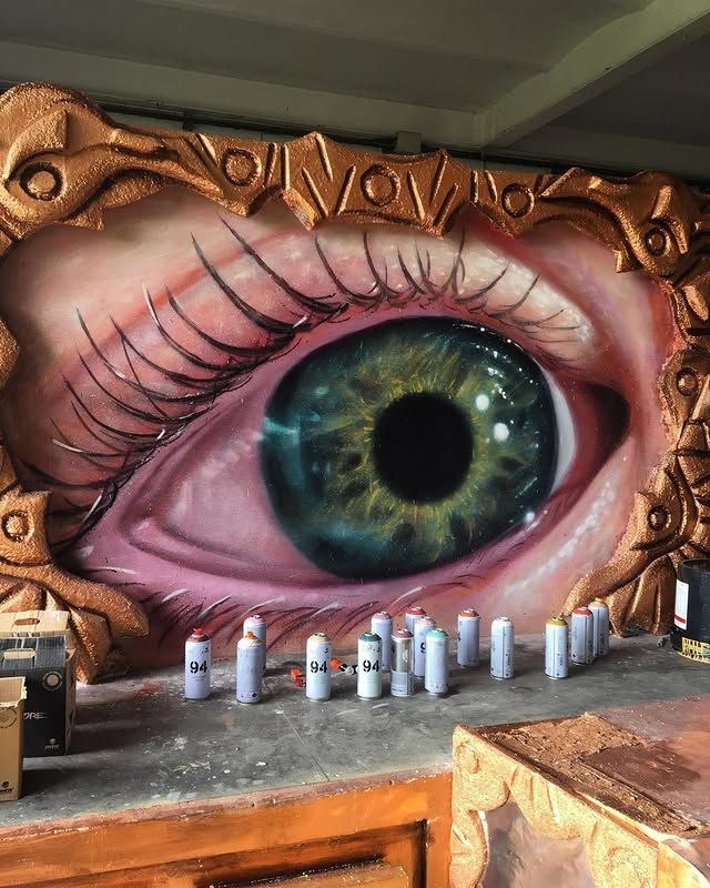 An immersive interior painted by SAV45